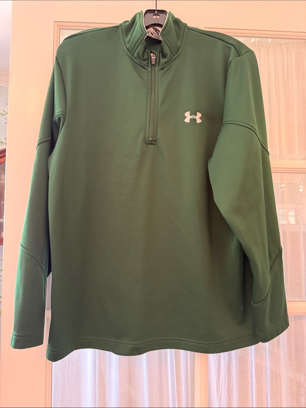 Under Armour Men’s Forest Green Quarter-Zip Pullover